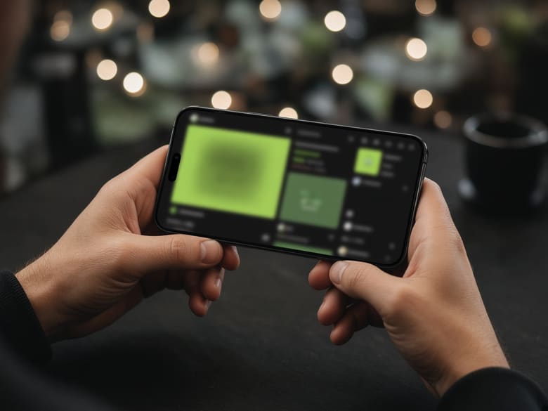 Reviewing ad performance on a phone