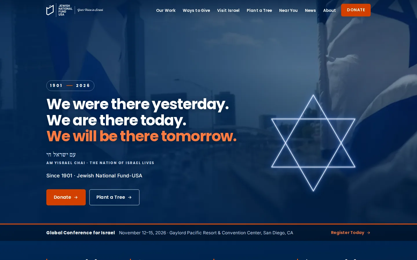 Jewish National Fund-USA website